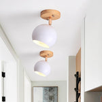 Semicircular Metal LED Rustic Adjustable Pendant Lights Ceiling Lights - Lamp Outdoor