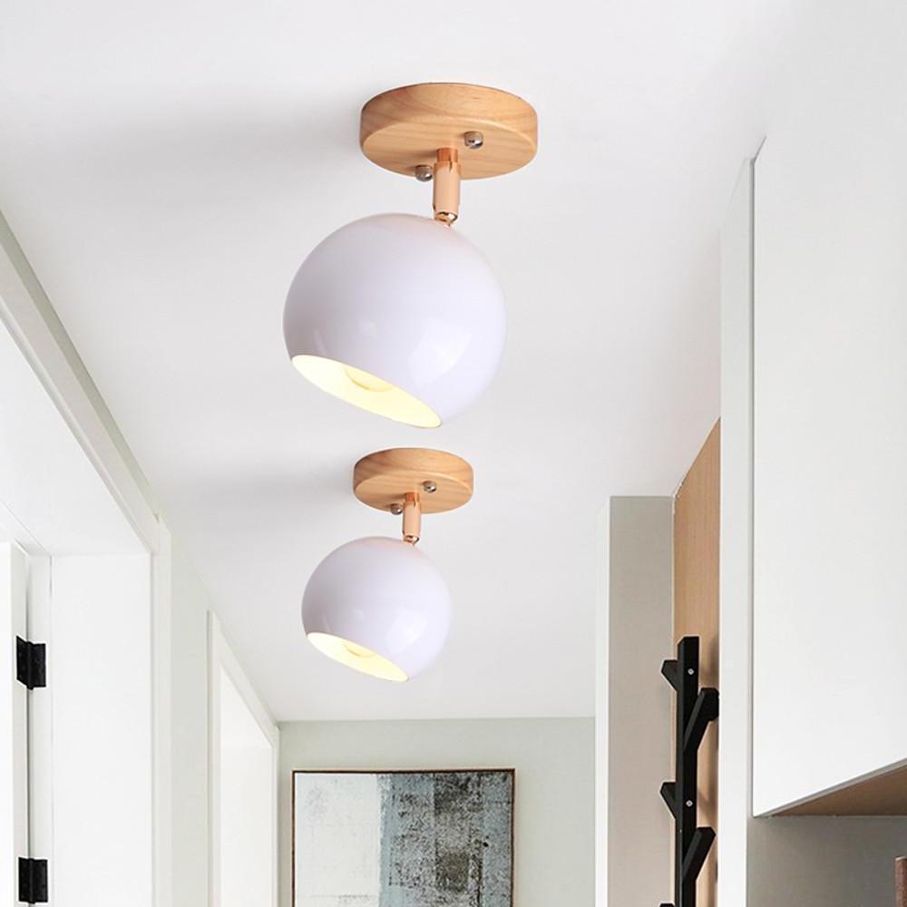 Semicircular Metal LED Rustic Adjustable Pendant Lights Ceiling Lights - Lamp Outdoor