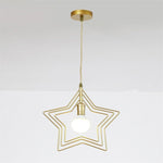 Multi Star Shaped Modern Pendant Lighting Metal Pendant Lighting - Lamp Outdoor