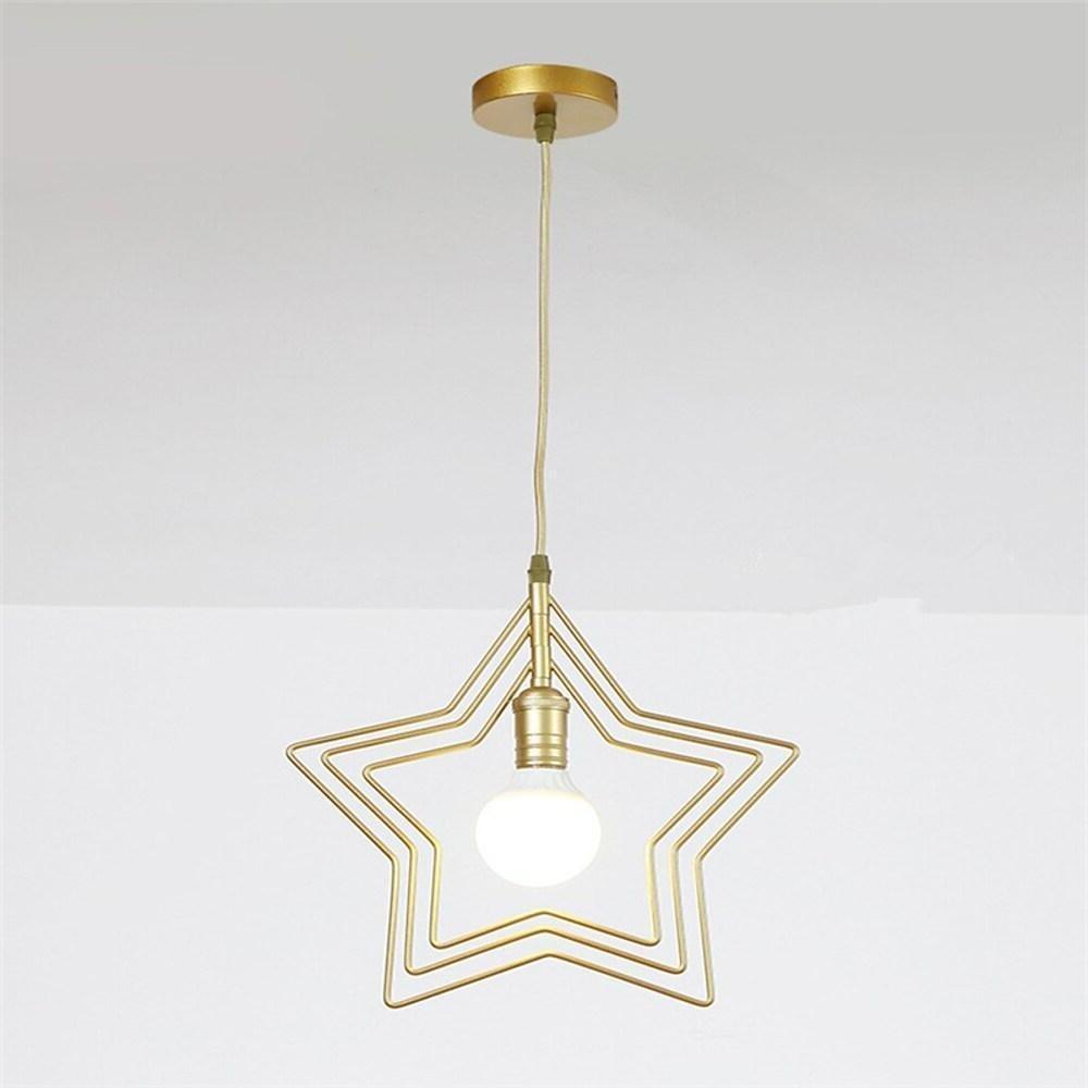 Multi Star Shaped Modern Pendant Lighting Metal Pendant Lighting - Lamp Outdoor