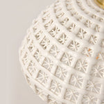 Artistic Semi Globe Ceramic Copper Pendant Light Modern Pendant Lighting - Lamp Outdoor