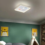 Feet Image Novelty Nordic Metal LED Flush Mount Ceiling Light for Bedroom - Lamp Outdoor