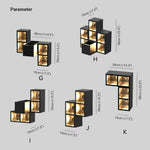Ray Modern Cube Square Metal Glass Outdoor Wall Lamp - Lamp Outdoor