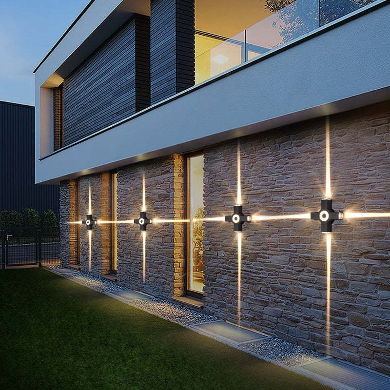 Ray Modern Waterproof Minimalist LED Outdoor Wall Lamp Metal Acrylic Garden Corridor - Letslighting
