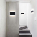 Ray Modern Rectagulart Metal Outdoor Wall Lamp - Letslighting