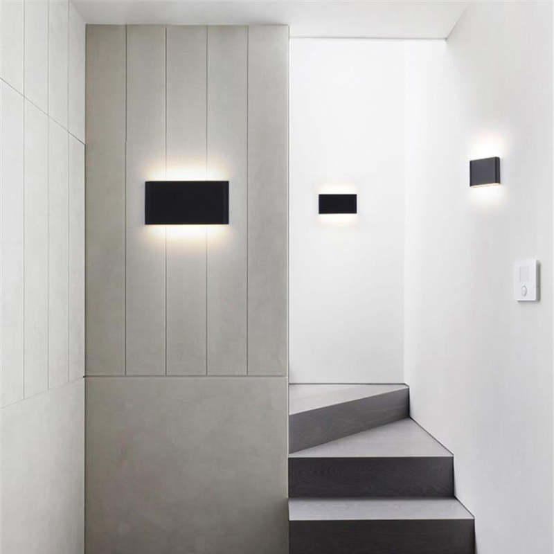 Ray Modern Rectagulart Metal Outdoor Wall Lamp - Letslighting