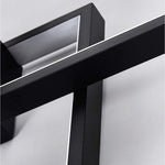 Multi Rectangle Large Flush Mount Ceiling Light with 3 Integrated Tiered Lights - Lamp Outdoor