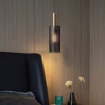 Cylinder Hanging Pendant Lights Metal Modern LED Ceiling Lights - Lamp Outdoor