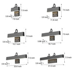 Black LED Wall-Mounted Light for House Number - Lamp Outdoor