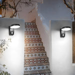 Black Motion Sensor Outdoor Wall Light - Rotatable - Lamp Outdoor