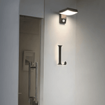 Black Motion Sensor Outdoor Wall Light - Rotatable - Lamp Outdoor