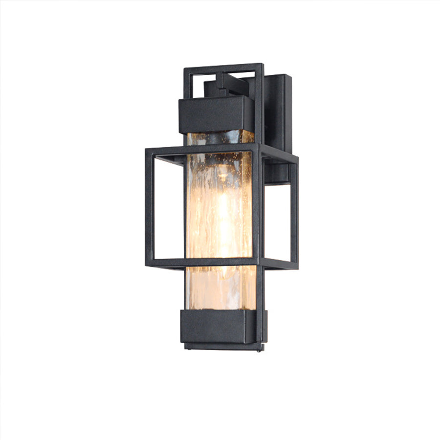 Waterproof Iron Art Black Outdoor Sconces Vintage Style - Lamp Outdoor