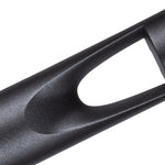 Detailed macro view of bollard light cutout showing precise engineering and LED positioning