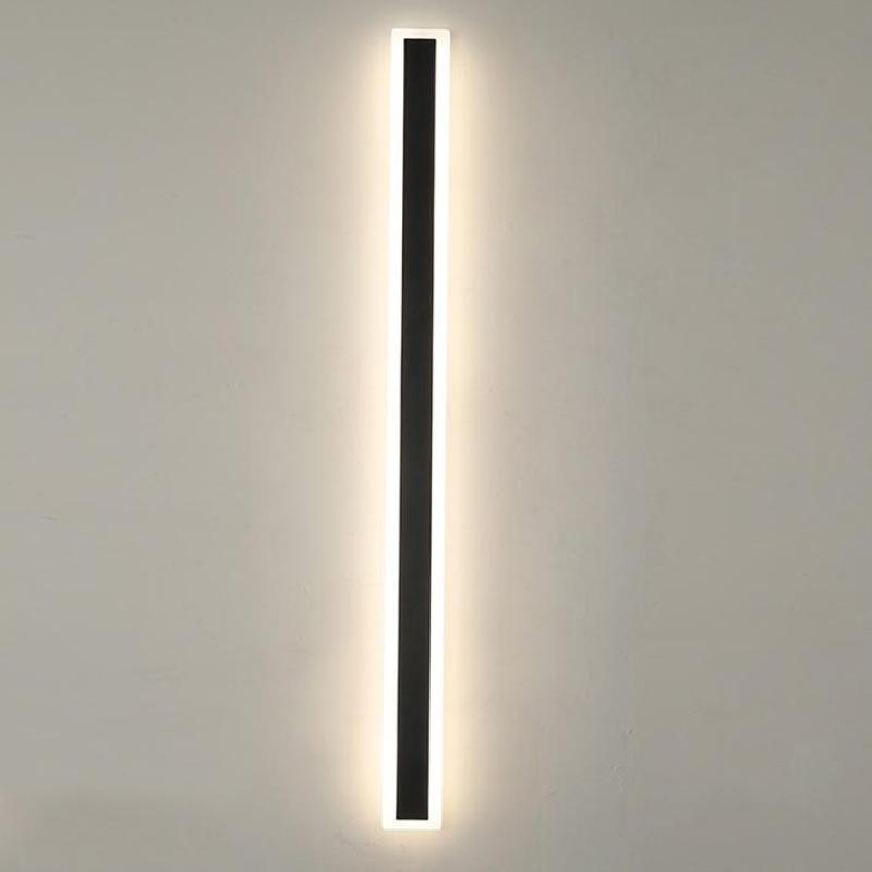 Arisha Radiation Linear Metal Acrylic Outdoor Wall Lamp Garden Corridor - Letslighting