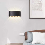Ray Modern Rectangular Metal Outdoor Wall Lamp Water-Wave - Letslighting