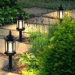 Traditional Asian - Inspired LED Pathway Lights Rhombus Shape for Villa Gardens