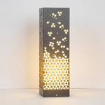 Asian Style Perforated Garden Lighting with Decorative Snowflake Design