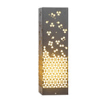 Asian Style Perforated Garden Lighting with Decorative Snowflake Design