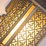 Classical Hollow Pattern Outdoor Waterproof Wall Lamp for Villa Courtyard Corridor - Lamp Outdoor