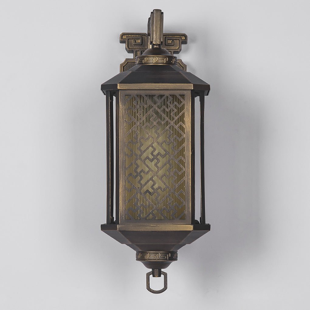 Classical Hollow Pattern Outdoor Waterproof Wall Lamp for Villa Courtyard Corridor - Lamp Outdoor