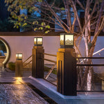Modern Rectangular Landscape Lamp Sleek Stainless Steel Outdoor Lighting - Lamp Outdoor