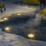 Fun Pattern Elegant LED Embedded Garden Step Lights - Lamp Outdoor