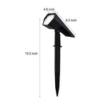 Adjustable Waterproof Multicolor Solar Spot Light - Lamp Outdoor