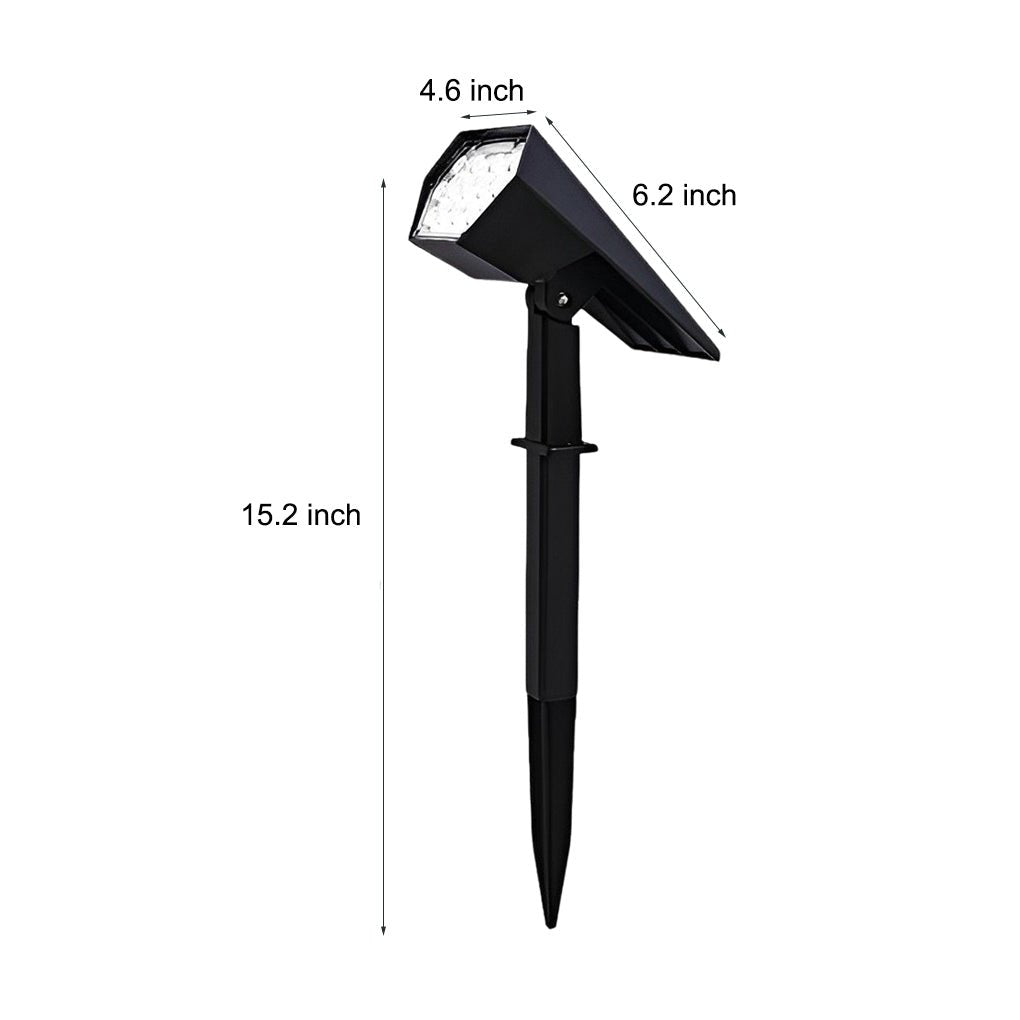Adjustable Waterproof Multicolor Solar Spot Light - Lamp Outdoor