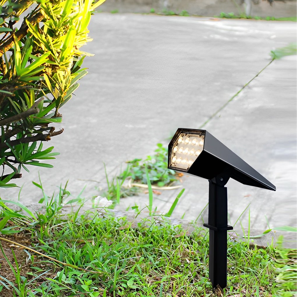 Adjustable Waterproof Multicolor Solar Spot Light - Lamp Outdoor