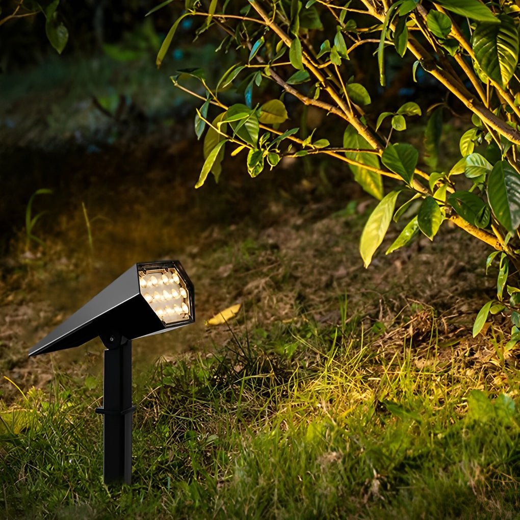 Adjustable Waterproof Multicolor Solar Spot Light - Lamp Outdoor