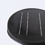 Black Cylindrical LED Pathway Bollard Lights Solar and Wired Outdoor Lighting Solutions - Lamp Outdoor
