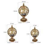 Vintage Outdoor Pier Mount Post Light with Glass Globe - Lamp Outdoor