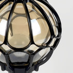Vintage Outdoor Pier Mount Post Light with Glass Globe - Lamp Outdoor