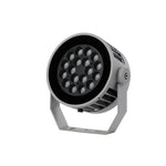 Compact spotlight for landscape featuring weatherproof construction and adjustable mounting system