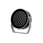 Compact outdoor LED garden spotlight featuring robust construction and adjustable mounting system