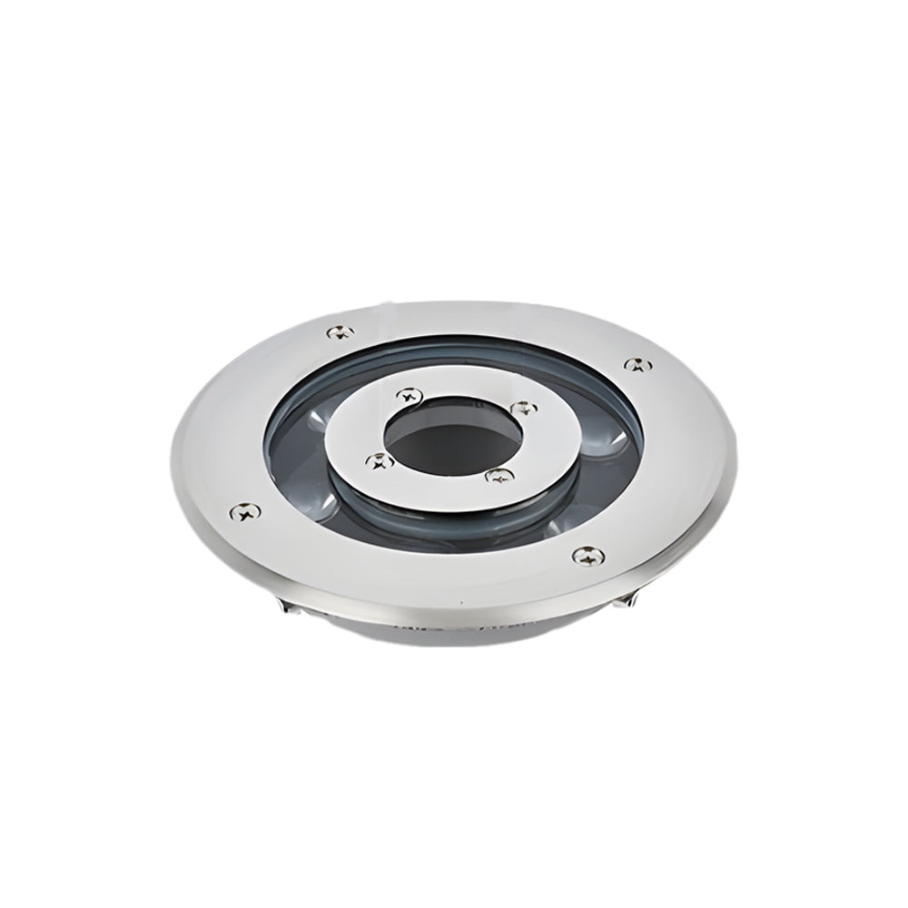 Compact underwater LED light with sleek stainless steel construction