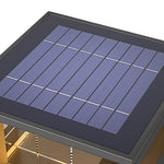 Contemporary cubic light fixture with geometric design and integrated LED panel for architectural accent applications