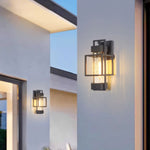 Waterproof Iron Art Black Outdoor Sconces Vintage Style - Lamp Outdoor