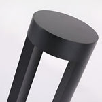 Waterproof LED Outdoor Bollard Lights Hollow Cylindrical Black Lamp for Elegant Exterior Lighting - Lamp Outdoor