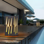 LED Pathway Lighting with Meteor Visual Effect Elegant Outdoor Decor - Lamp Outdoor