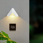 Creative Modern Wall Sconces LED Doorplate Lamp Waterproof Wall Lights Fixture Indoor Outdoor - Lamp Outdoor