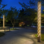 Modern Rectangular Outdoor Bollard Lights - Sleek and Durable - Lamp Outdoor