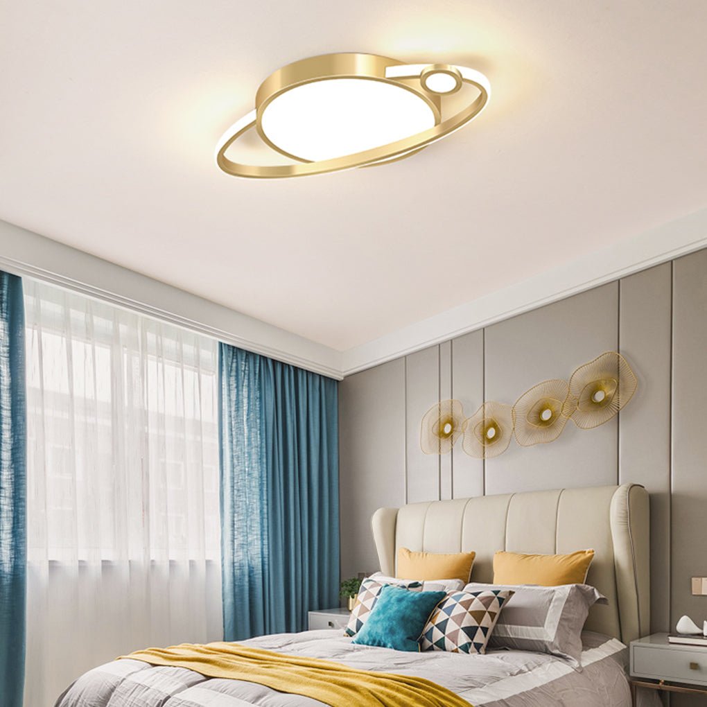 Creative Personalized Intelligent Control 3-color Adjustable Light LED Ceiling Light - Lamp Outdoor