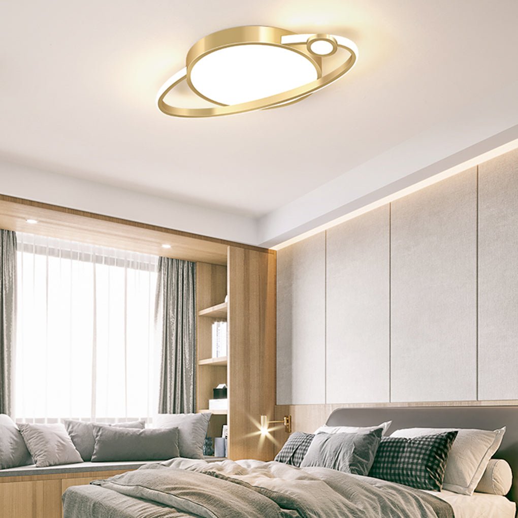 Creative Personalized Intelligent Control 3-color Adjustable Light LED Ceiling Light - Lamp Outdoor