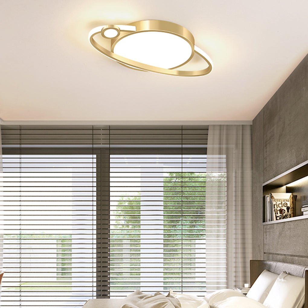 Creative Personalized Intelligent Control 3-color Adjustable Light LED Ceiling Light - Lamp Outdoor