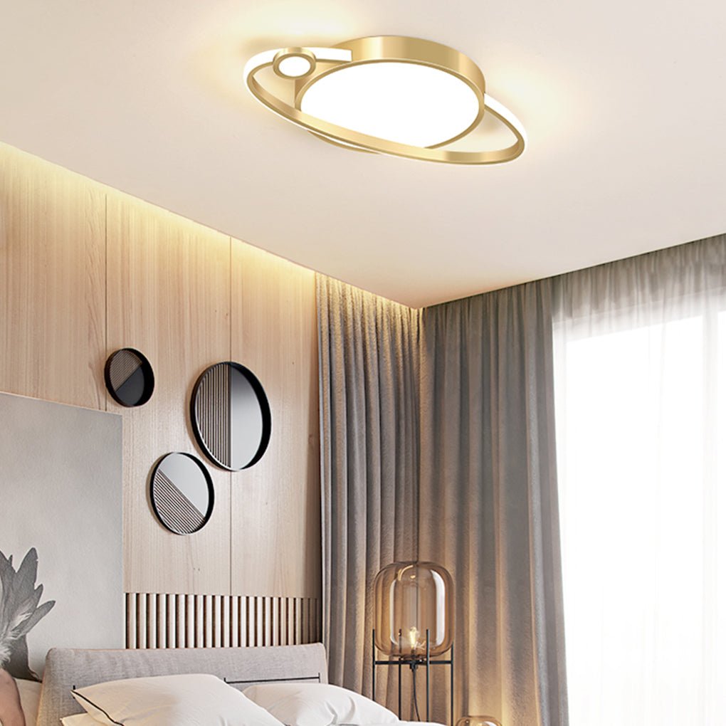 Creative Personalized Intelligent Control 3-color Adjustable Light LED Ceiling Light - Lamp Outdoor