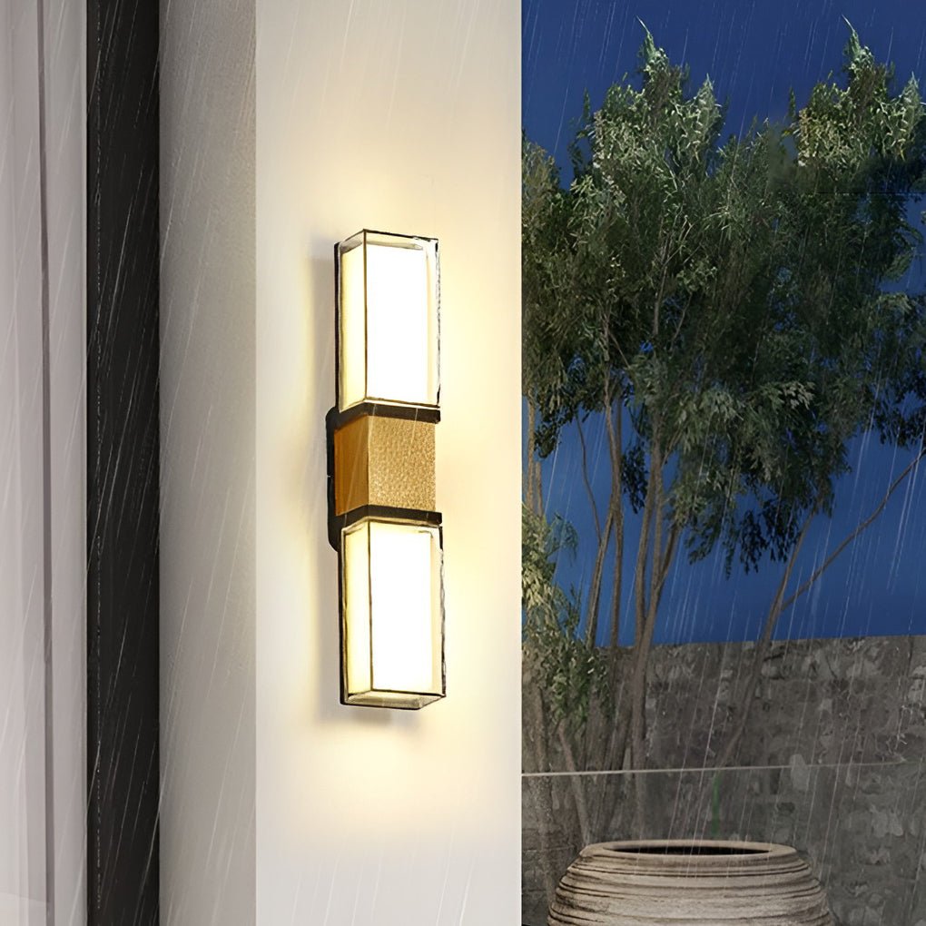 Creative Up and Down Lights Waterproof LED Wall Sconces Outdoor Wall Lights - Lamp Outdoor