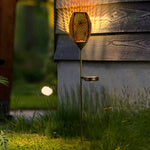 Vintage Red Wine Glass Solar LED Garden Lights Enchanting Outdoor Ambiance - Lamp Outdoor