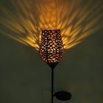 Vintage Red Wine Glass Solar LED Garden Lights Enchanting Outdoor Ambiance - Lamp Outdoor