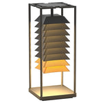 Freestanding Layered LED Pillar Light Outdoor Waterproof Garden Lamp - Lamp Outdoor
